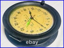 Rare Antique Seth Thomas Air Force Us Military Ship Clock Wall