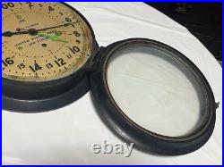 Rare Antique Seth Thomas Air Force Us Military Ship Clock Wall