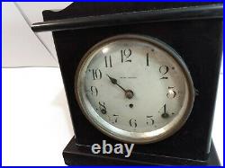 Rare Antique Seth Thomas Mantle Shelf Clock FOR PARTS OR REPAIR NO KEY