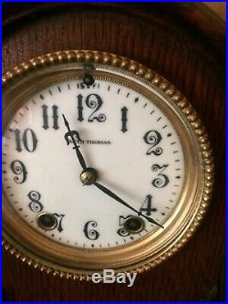 Rare Antique Seth Thomas Milan City Series Mantle Clock C/1900