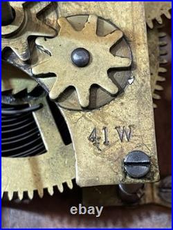 Rare Antique Seth Thomas Office No. 4 Large 14 Dial Gallery Clock To Restore