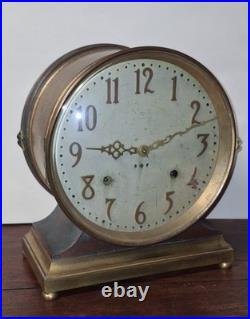 Rare Antique Seth Thomas Solar Bronze Desk / Mantel Clock Working 8 Day c. 1905