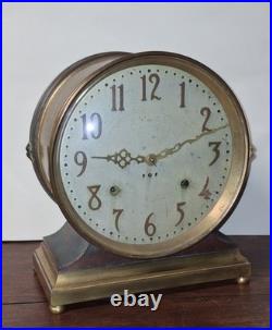 Rare Antique Seth Thomas Solar Bronze Desk / Mantel Clock Working 8 Day c. 1905