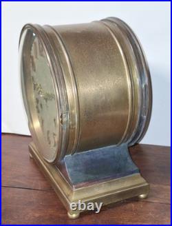 Rare Antique Seth Thomas Solar Bronze Desk / Mantel Clock Working 8 Day c. 1905