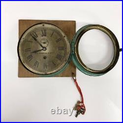 Rare Antique Seth Thomas U. S. Shipping Board Ship Clock Manual Winding Wall