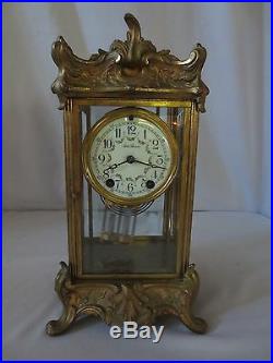 Rare French Style Seth Thomas Antique Mantel Clock Empire No. #48n