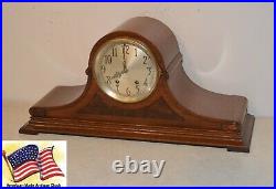 Rare Restored Seth Thomas Grand Antique Time & Strike Clock Tambour No. 21-1928