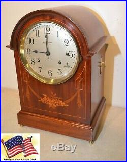 Rare & Restored Seth Thomas Unlisted Antique 8 Bell Sonora Chime Clock 1910