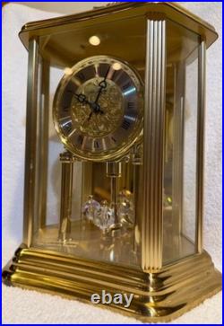 Rare Seth Thomas Crystal Clock Glynda AGO 7066H Made in Germany