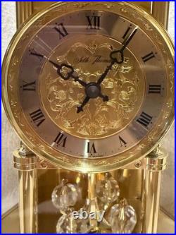 Rare Seth Thomas Crystal Clock Glynda AGO 7066H Made in Germany