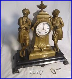 Rare Seth Thomas late 1800's mantel clock (over 26 pounds)