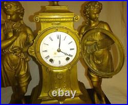 Rare Seth Thomas late 1800's mantel clock (over 26 pounds)