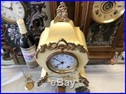 Rare Seth Thomasfrench-victorian Adamantine Unlisted Parlor-mantle Chime Clock