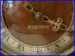 Rare! Vintage Seth Thomas Northbury E704, 1/4 hr chiming mantel clock, works