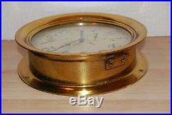 Rare WWI US Navy Large 8.5 dial Seth Thomas Ships Clock