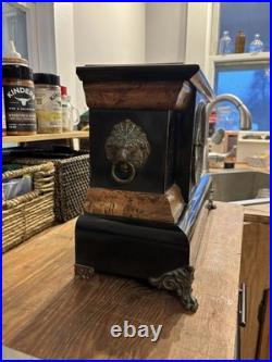 Rare antique 1897 seth thomas clock co. Adamantine mantle clock