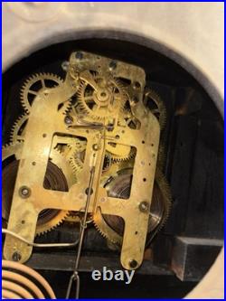 Rare antique 1897 seth thomas clock co. Adamantine mantle clock