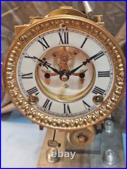 Rebuilt Ansonia #5 Clock Movement and Dial Cleaned /Serviced for Marble clock