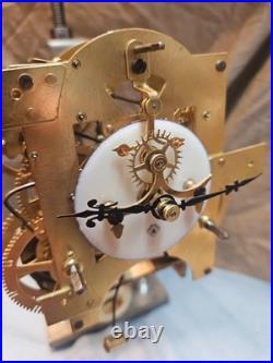 Rebuilt Ansonia #5 Clock Movement and Dial Cleaned /Serviced for Marble clock