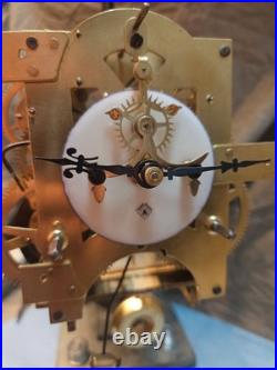 Rebuilt Ansonia #5 Clock Movement and Dial Cleaned /Serviced for Marble clock