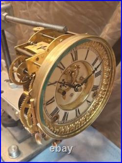Rebuilt Ansonia #5 Clock Movement and Dial Cleaned /Serviced for Marble clock