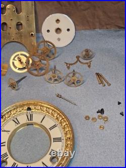 Rebuilt Ansonia #5 Clock Movement and Dial Cleaned /Serviced for Marble clock