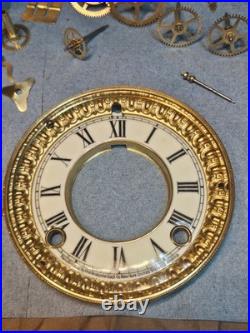 Rebuilt Ansonia #5 Clock Movement and Dial Cleaned /Serviced for Marble clock