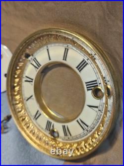 Rebuilt Ansonia #5 Clock Movement and Dial Cleaned /Serviced for Marble clock