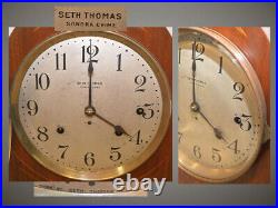 Restored 8 Bellrare & Grand Antique Seth Thomas Sonora Chime Clock No. 266-1909