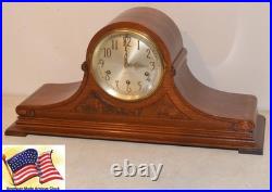 Restored And Rare Seth Thomas Antique Chime Clock Number 99 1928 In Walnut