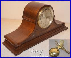 Restored And Rare Seth Thomas Antique Chime Clock Number 99 1928 In Walnut