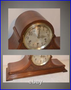 Restored And Rare Seth Thomas Antique Chime Clock Number 99 1928 In Walnut