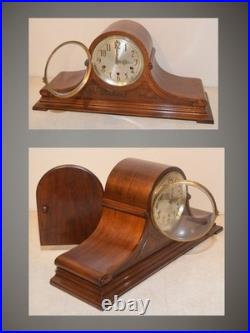 Restored And Rare Seth Thomas Antique Chime Clock Number 99 1928 In Walnut