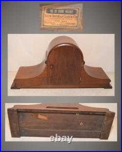 Restored And Rare Seth Thomas Antique Chime Clock Number 99 1928 In Walnut