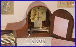Restored And Rare Seth Thomas Antique Chime Clock Number 99 1928 In Walnut