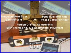 Restored And Rare Seth Thomas Antique Chime Clock Number 99 1928 In Walnut