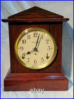 Restored Antique Seth Thomas Adamantine Shelf Clock ©1913 Original 89 Movement