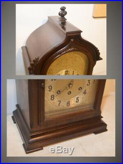 Restored Herschede Model 10-1920 Canterbury&westminster Chimes Antique Clock