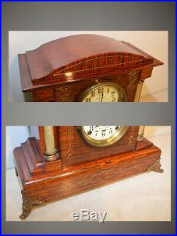 Restored & Quite Rare Seth Thomas 4 Bell Sonora 4 1909 Antique Chime Clock