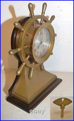 Restored & Rare Chelsea Grand Mariner Sn182510 1927 Ships Bell Strike Clock