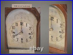 Restored & Rare Herschede Model 20 Antique Chime Clock With Cabinet Style 6016