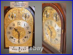Restored Seldom Seen Seth Thomas Antique 8 Bell Sonora Chime Clock No. 2000-1914