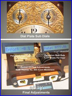 Restored Seldom Seen Seth Thomas Antique 8 Bell Sonora Chime Clock No. 2000-1914