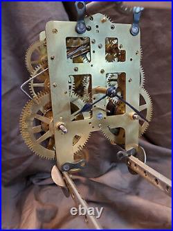 Restored Seth Thomas #89AL Clock Movement Cleaned and Serviced