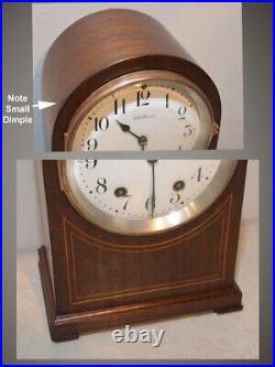 Restored Seth Thomas Amherst 1921 Fine Antique Cabinet Clock In Mahogany