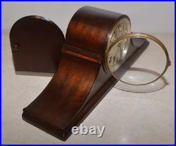 Restored Seth Thomas Fine Antique Tambour 12-1928 Cabinet Clock In Mahogany