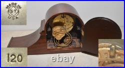 Restored Seth Thomas Fine Antique Tambour 12-1928 Cabinet Clock In Mahogany