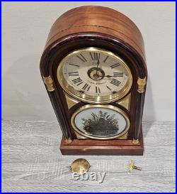 Restored Working! Antique Seth Thomas Chicago Shelf Clock 8 Day Mechanical