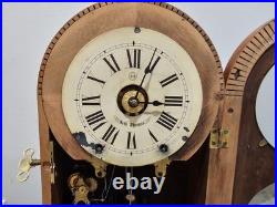 Restored Working! Antique Seth Thomas Chicago Shelf Clock 8 Day Mechanical