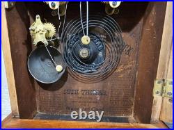 Restored Working! Antique Seth Thomas Chicago Shelf Clock 8 Day Mechanical